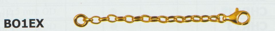 9ct Yellow Gold Chain Extender