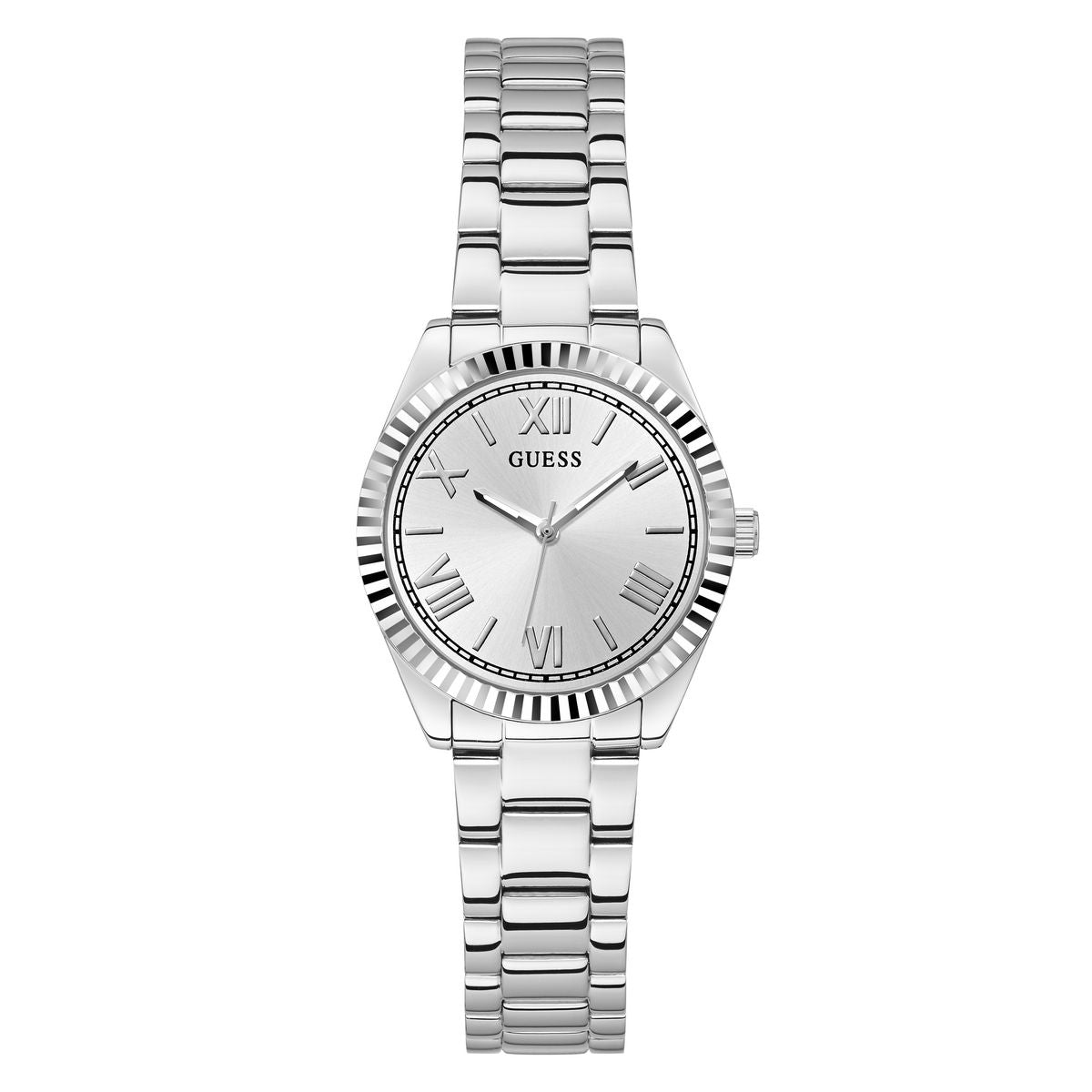 Mini Luna Silver Tone Watch