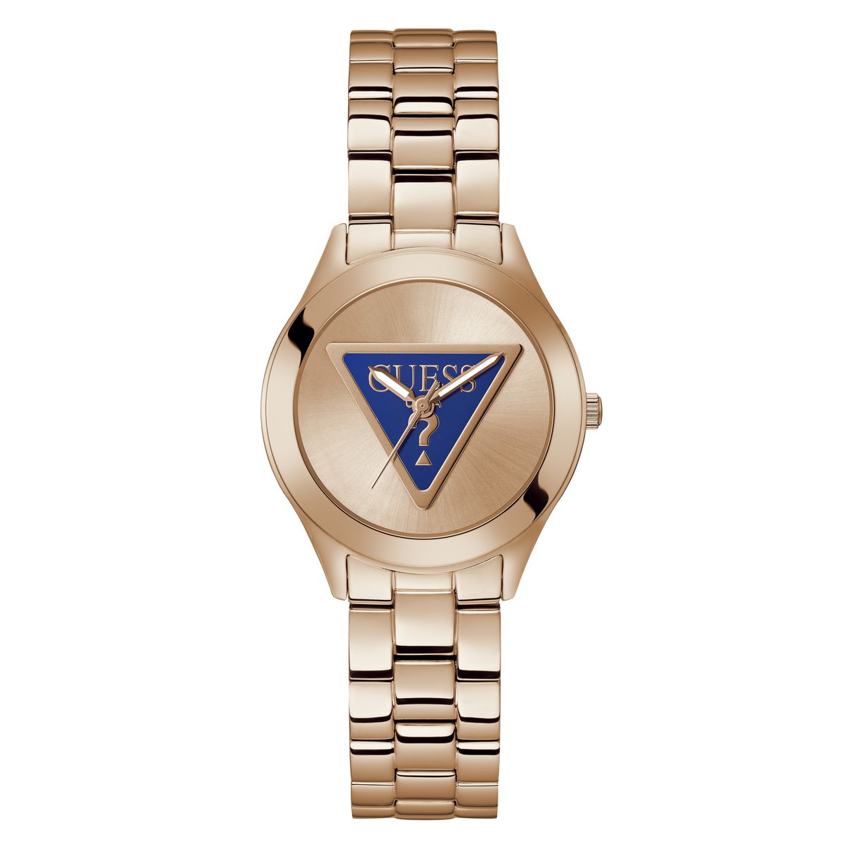 Rose Gold Tri Plaque Watch