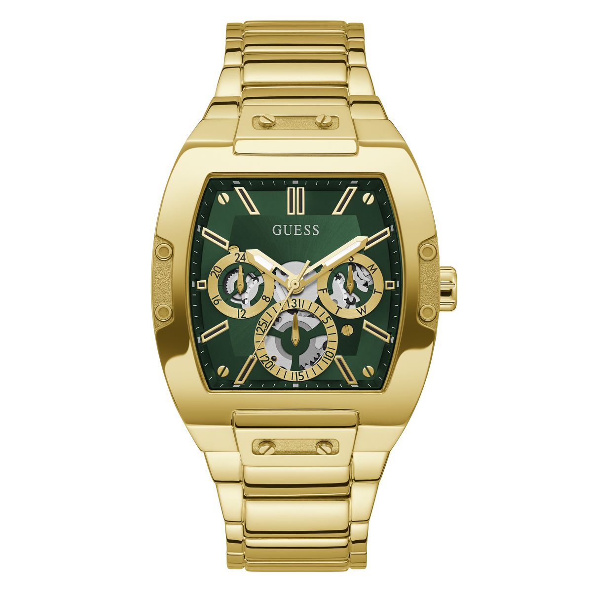 Phoenix Gold Tone & Green Watch