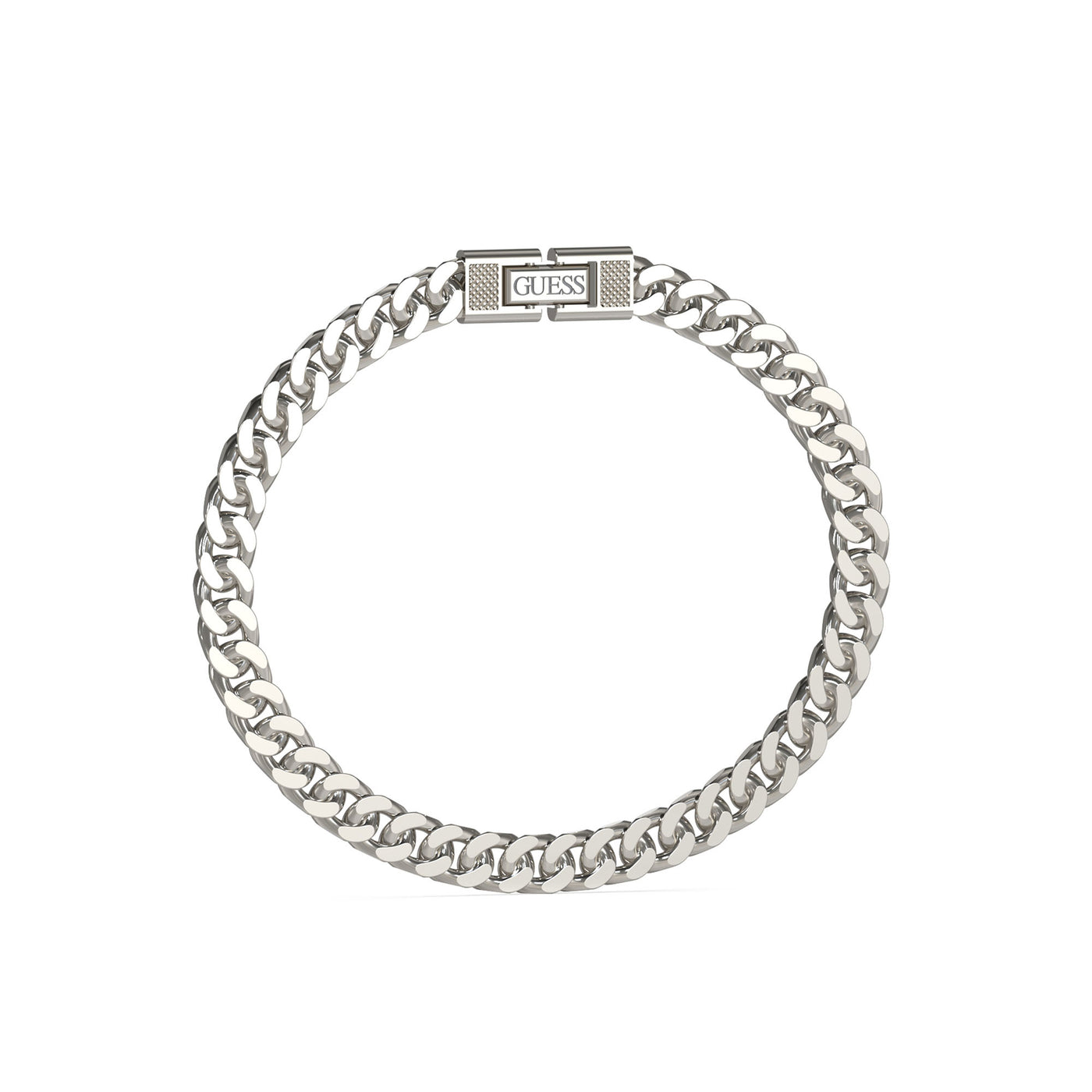 GUESS 6mm Diamond Cut Chain Bracelet