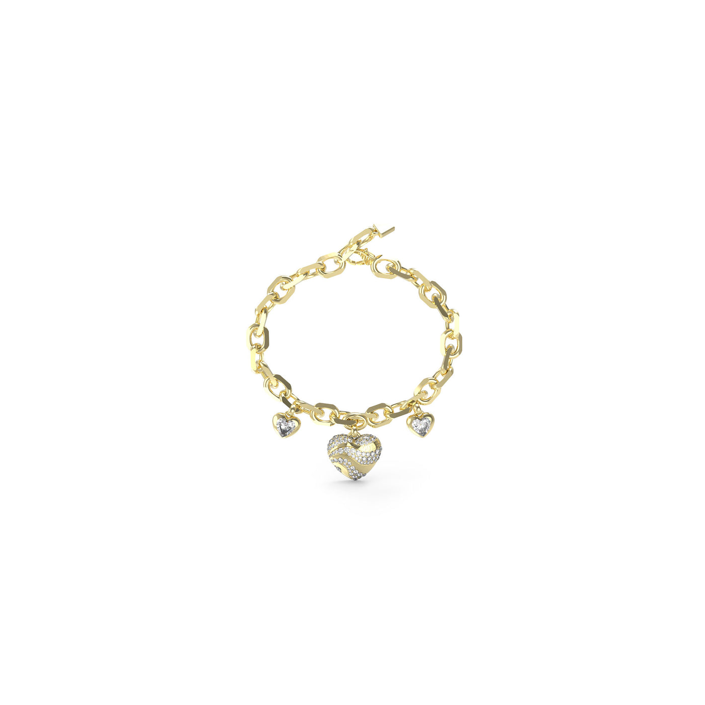 Gold-Tone In My Heart Bracelet