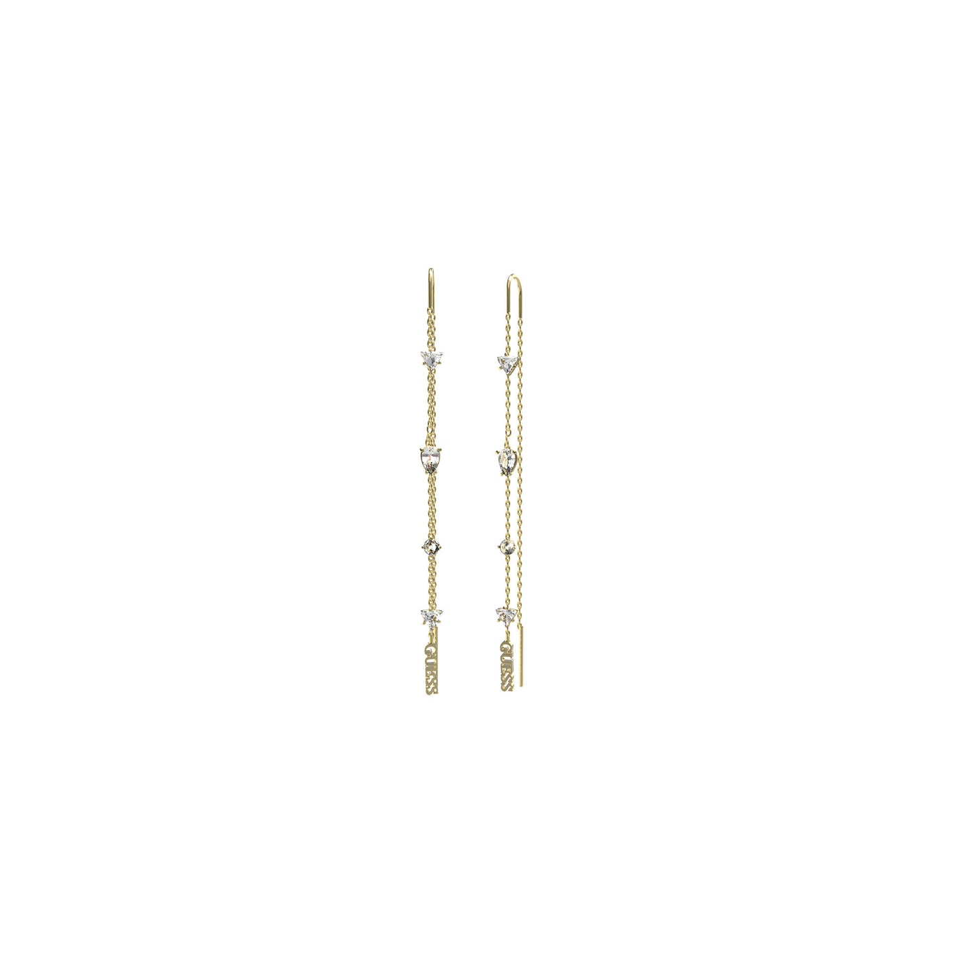 Gold-Tone Wonderlights Pendant Earrings.