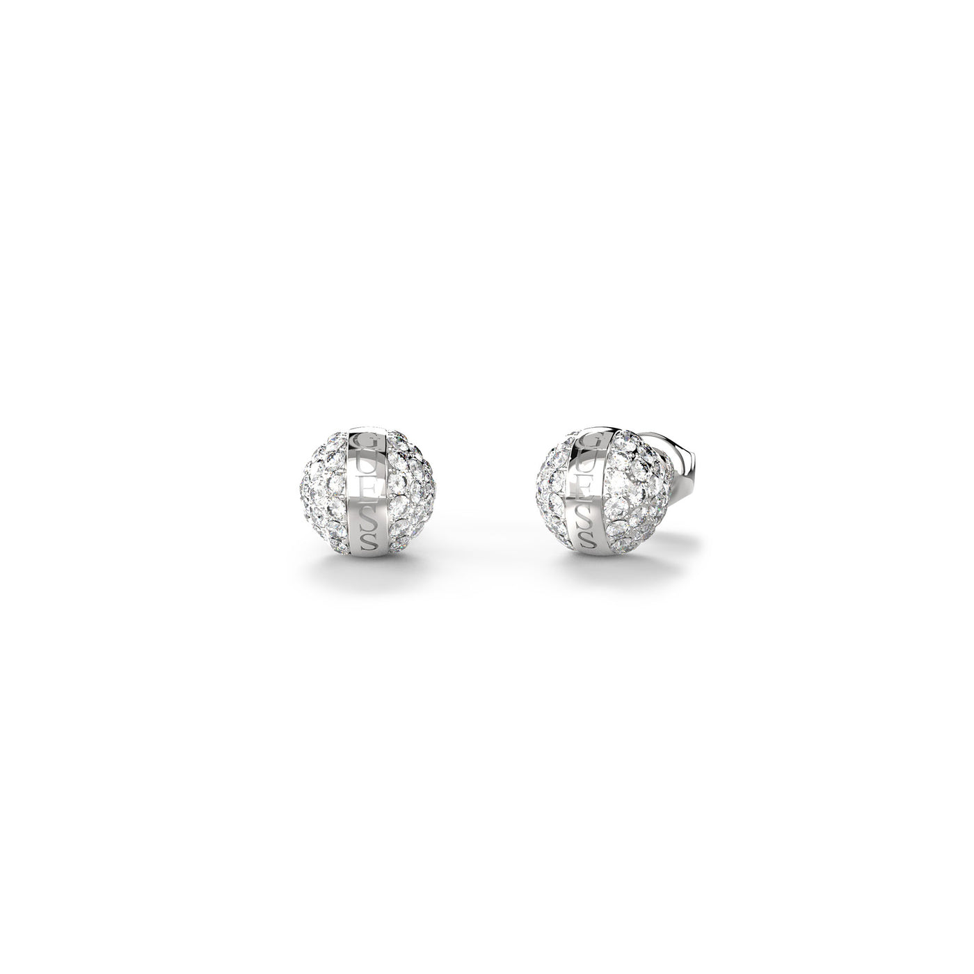 Silver-Tone Calypso Stud Earrings