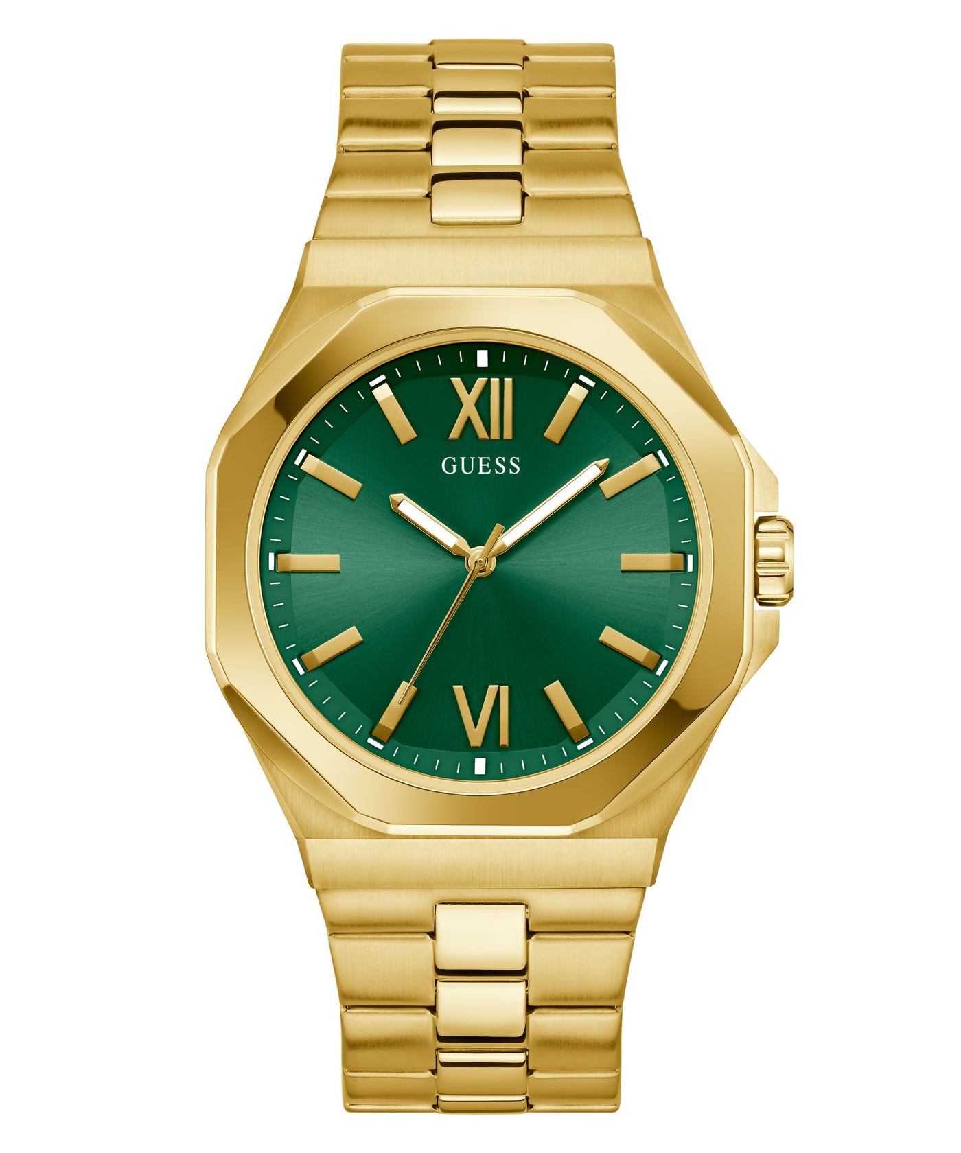 Guess Gents Green Dial watch