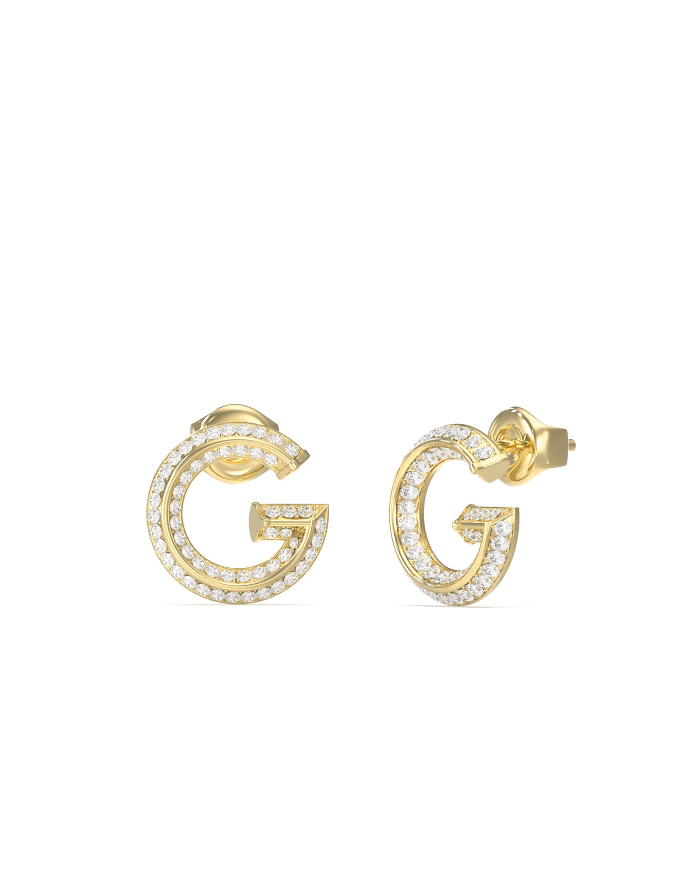 Guess Ladies 12MM G Pave Studs