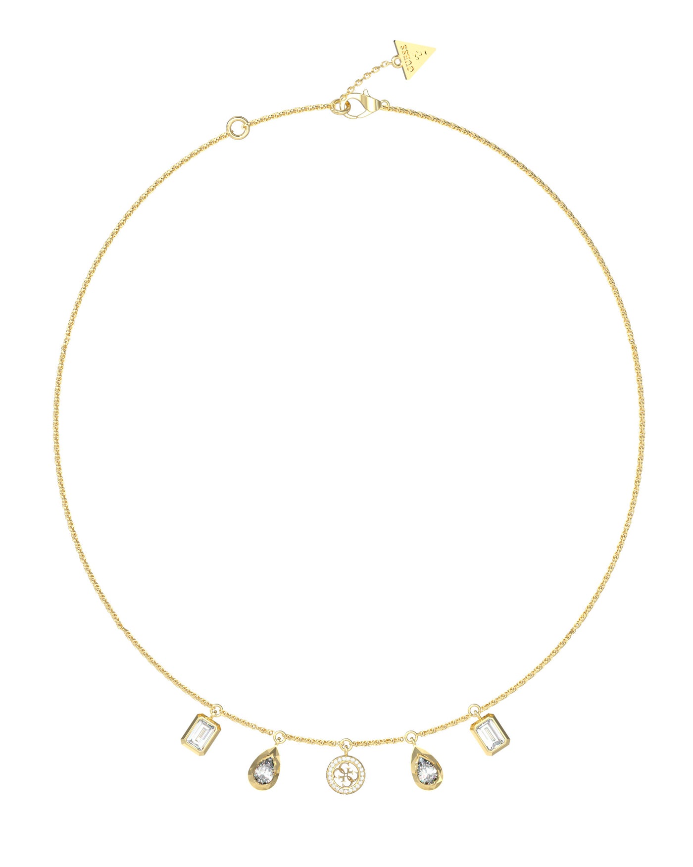 Guess ladies 40cm to 45cm 5 Charms & 4G Necklace
