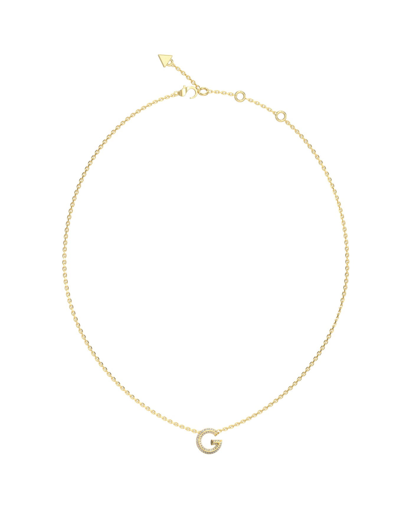 Guess Ladies 40cm to 45cm G Pave Necklace